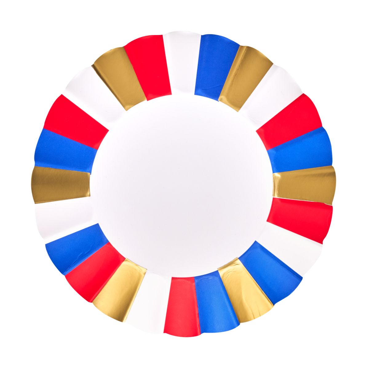 Modern Patriotic Salad Plates/8pk Modern Patriotic Salad Plates/8pk