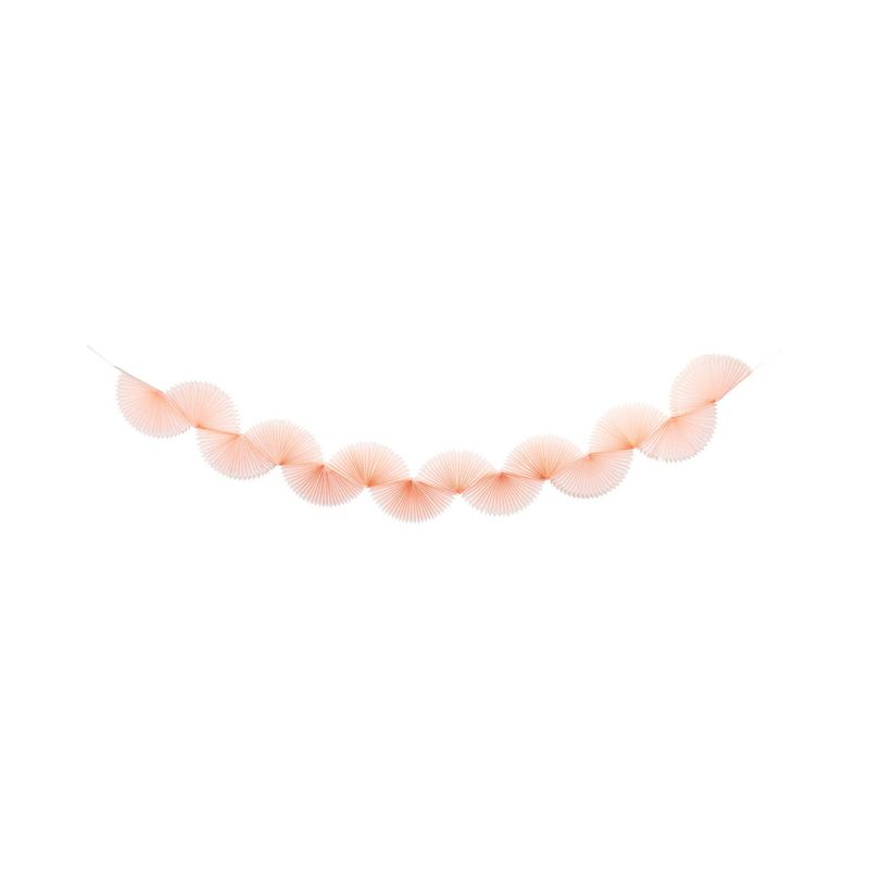Pink Tissue Bunting Banner