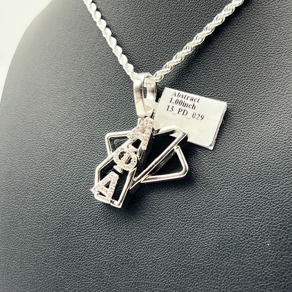 Alpha Abstract AΦA Pendant