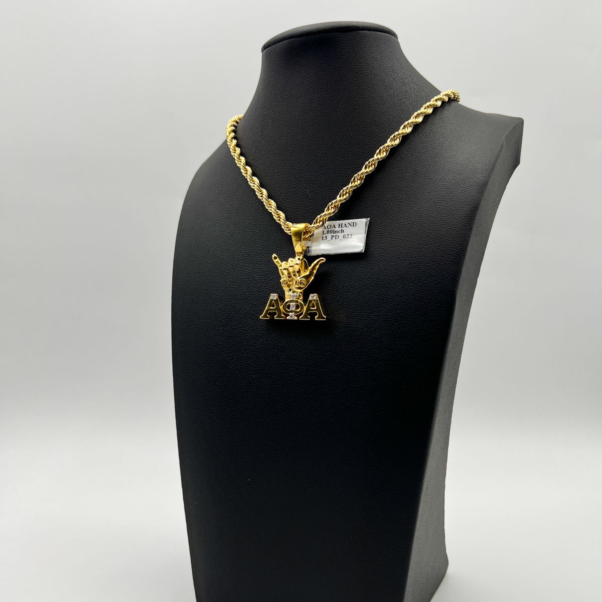 Alpha Hand AΦA Pendant