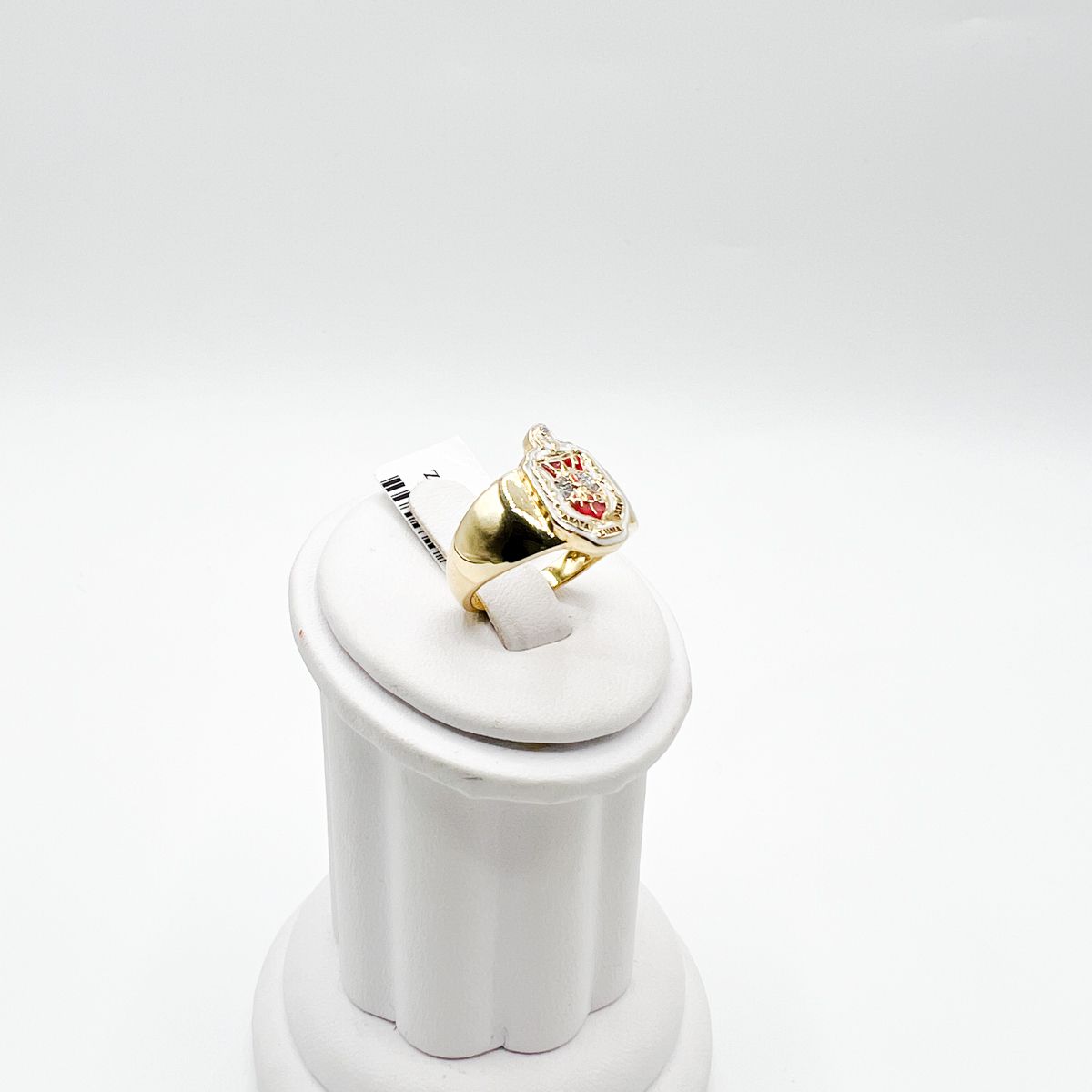 The Large Shield Thick Band Delta Sigma Theta Ring