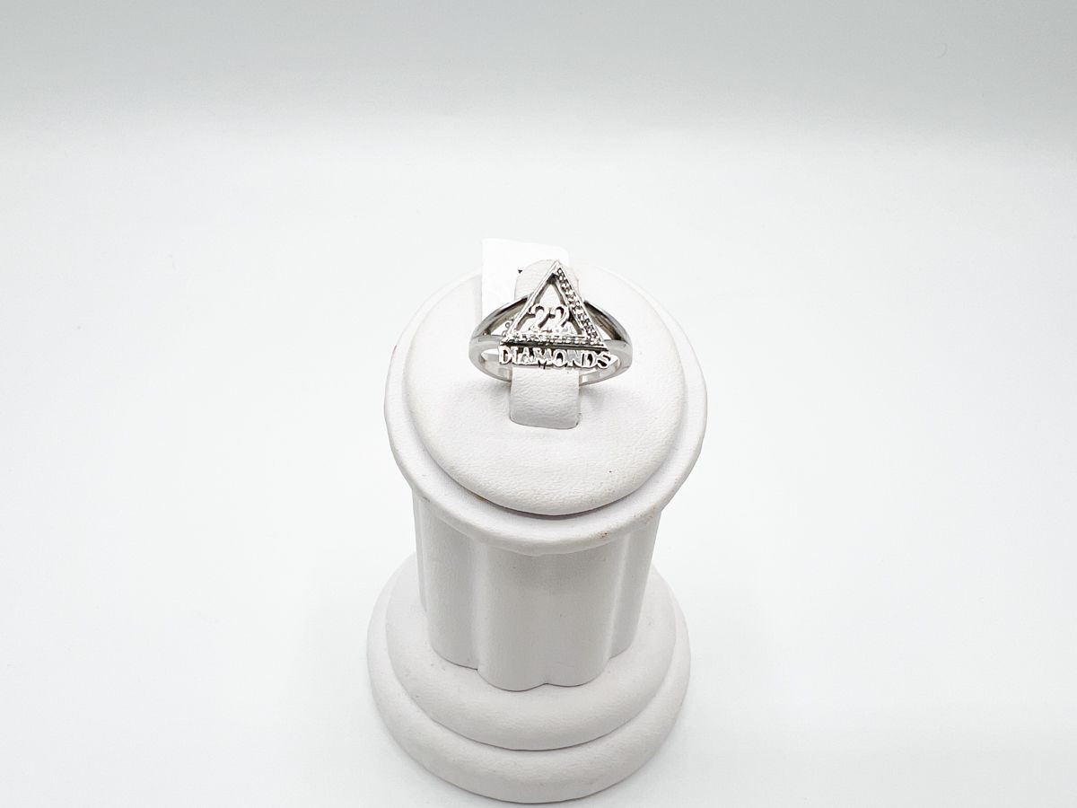 The Small Personalized Split Band Delta Sigma Theta Ring The Small Personalized Split Band Delta Sigma Theta Ring