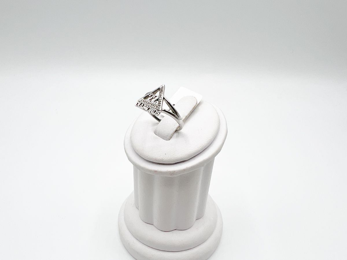 The Small Personalized Split Band Delta Sigma Theta Ring