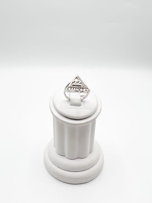 The Large Personalized Split Band Delta Sigma Theta Ring