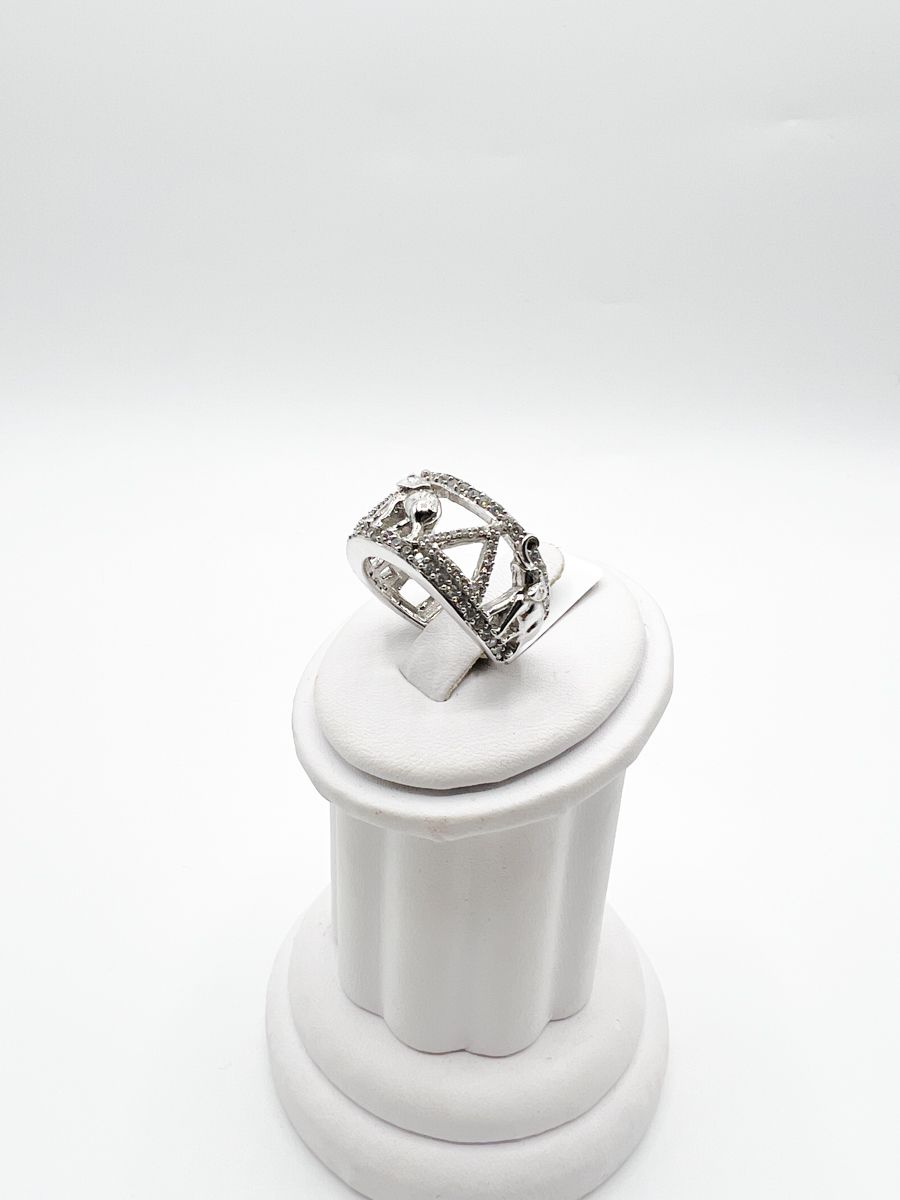 The Open Pyramid Elephant Delta Sigma Theta Ring