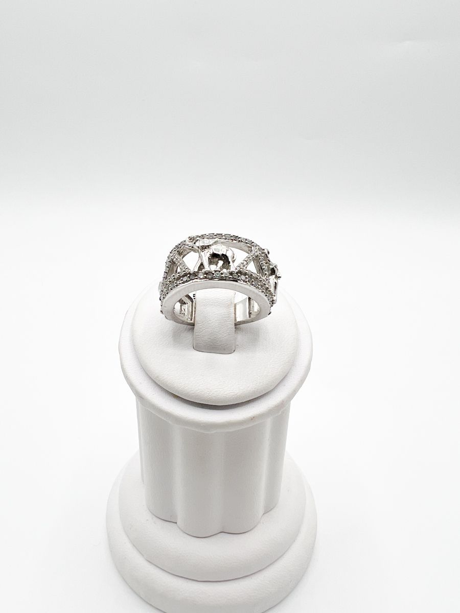 The Open Pyramid Elephant Delta Sigma Theta Ring