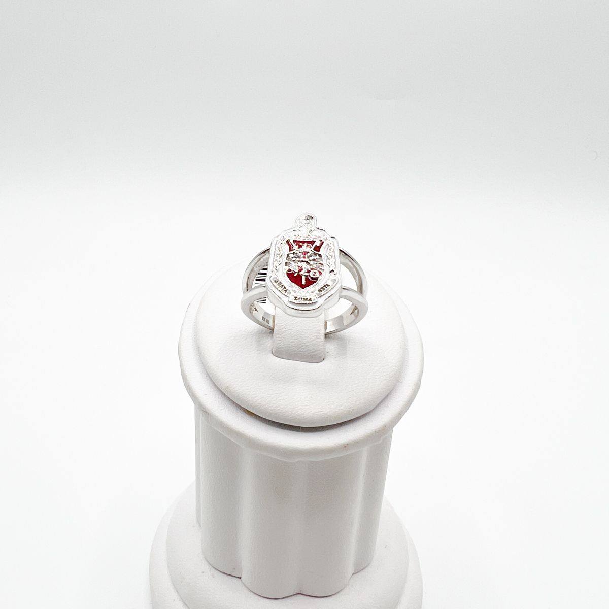 The Large Shield Split Band Delta Sigma Theta Ring The Large Shield Split Band Delta Sigma Theta Ring