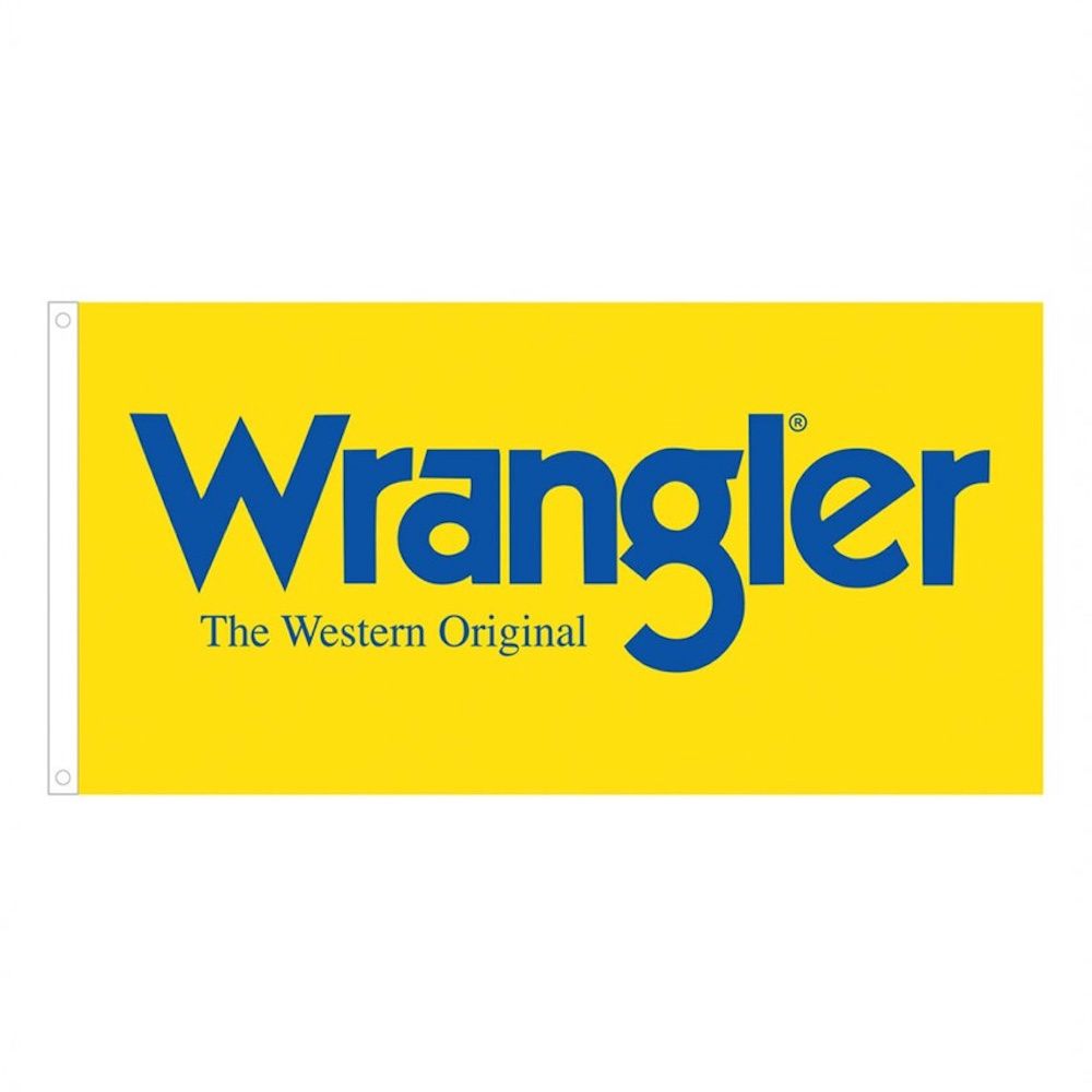 Wrangler Logo Flag