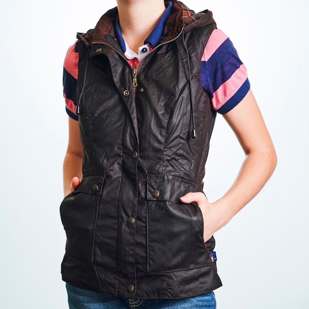 Bulldust Womens StArnaud Oilskin Vest