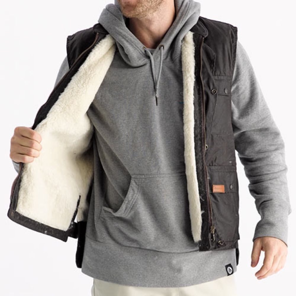Didgeridoonas Rawson Wool Oilskin Vest