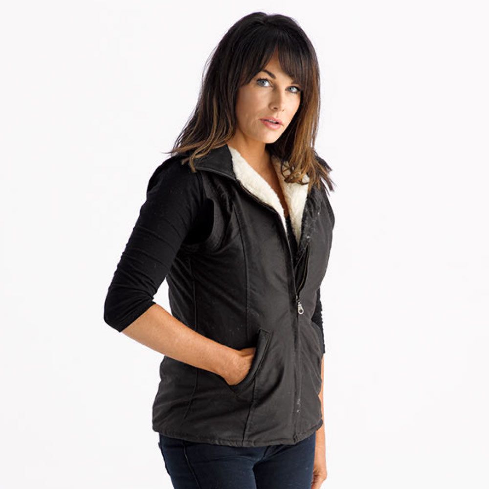 Didgeridoonas Womens Kelly Oilskin Vest