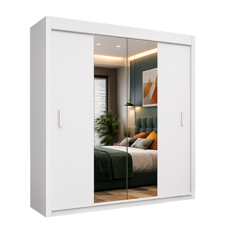 Oslo / Lisbon Mirror Sliding Door Wardrobe