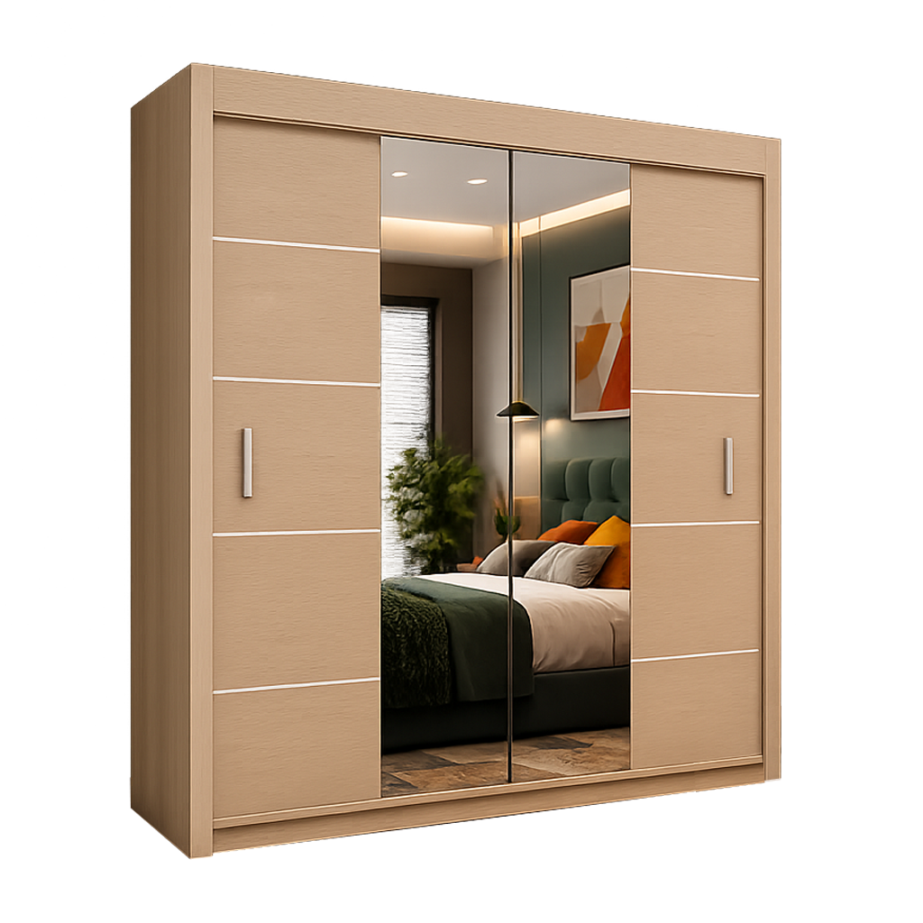 Oslo / Lisbon Mirror Sliding Door Wardrobe
