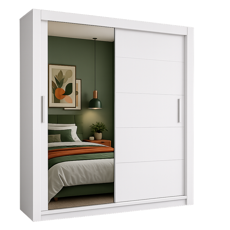 Lyon / Venice Mirror Sliding Door Wardrobe