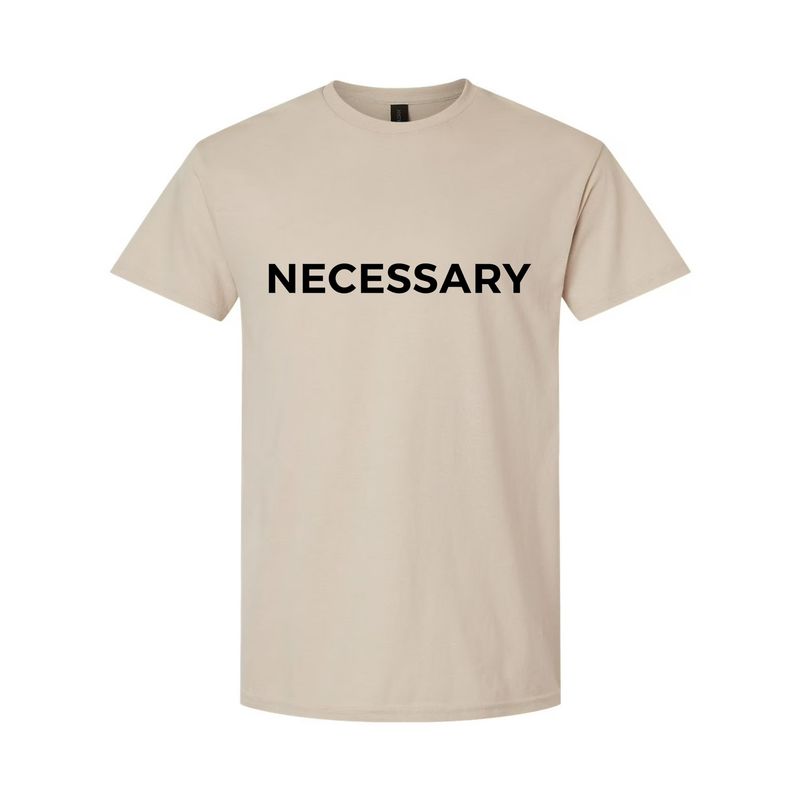 Necessary T-Shirt With Black Logo