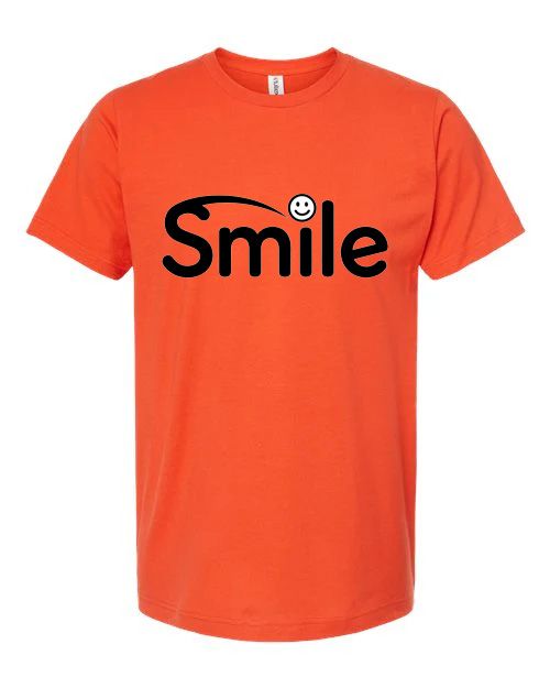 SMILE T-Shirt With Black Logo