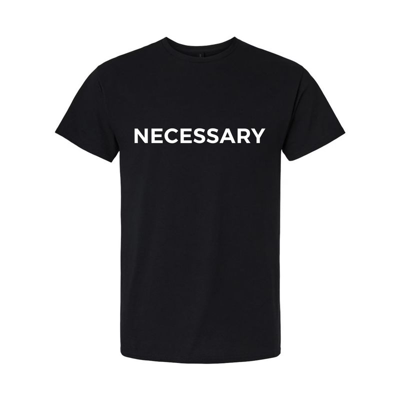 Necessary T-Shirt With White Logo