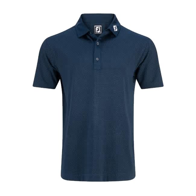 FJ JACQUARD DOT NAVY/WHITE SHIRT