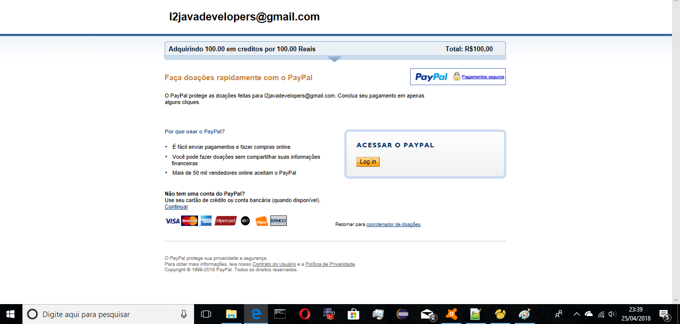 Painel Administrativo &amp; Doação Automática 5.0.12