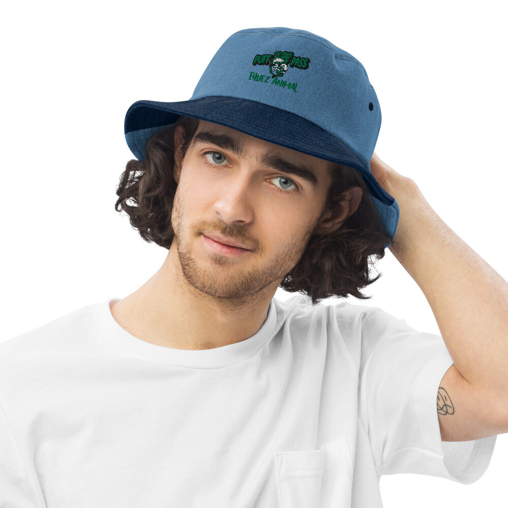420 Gang  Denim bucket hat
