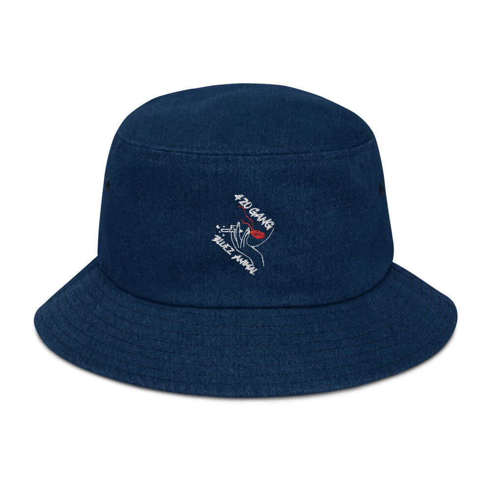 420 Gang Denim bucket hat