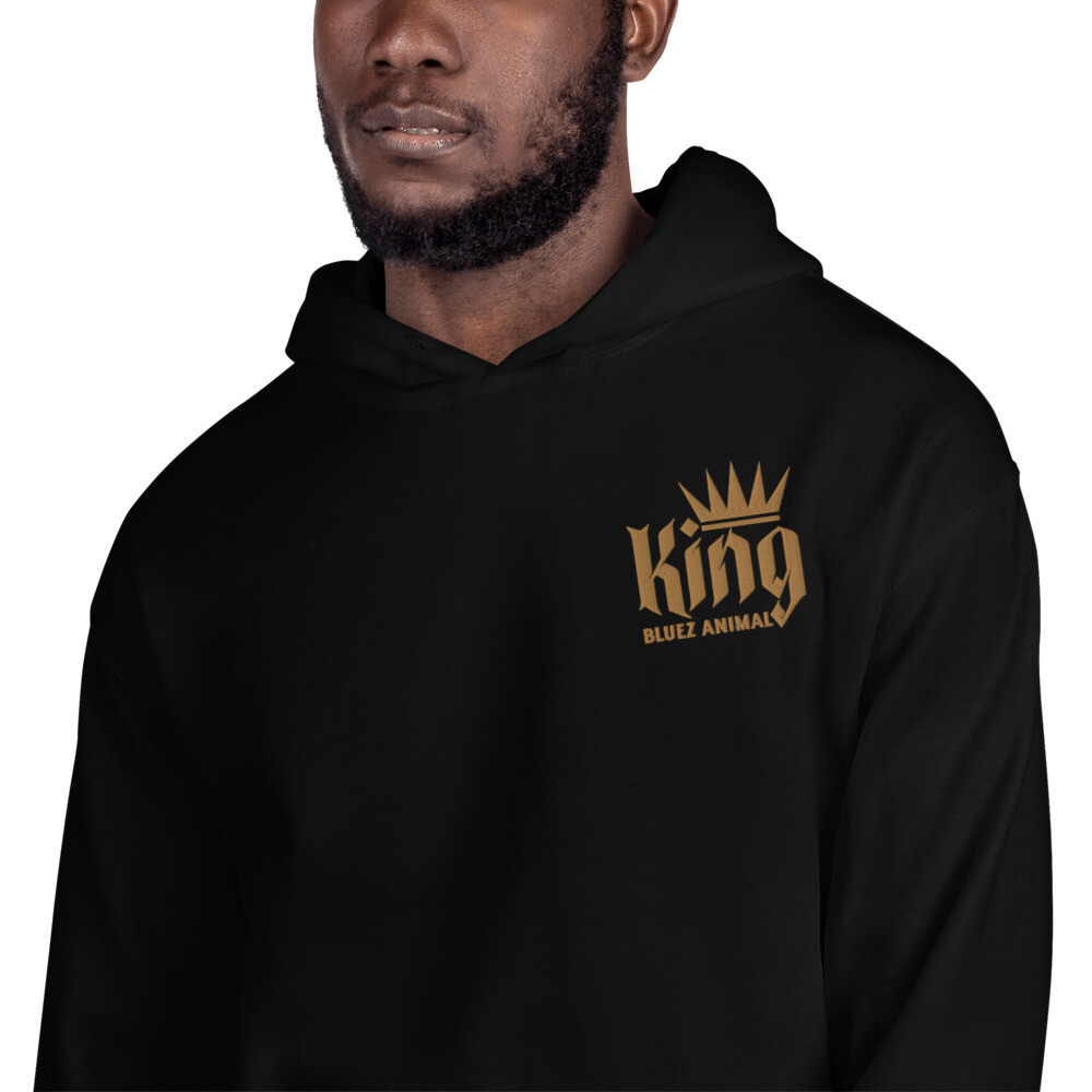 King Embroidered Hoodie