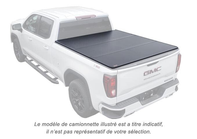 05-24 Nissan Frontier 5ft Bed Hard Trifold Tonneau Cover (With Utility Track) HTF-5101