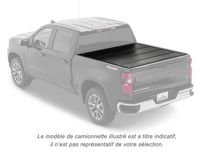 LEER HF650M, 4 sections rigides, 650400, Ford F250-350 Standard Bed, 2017+