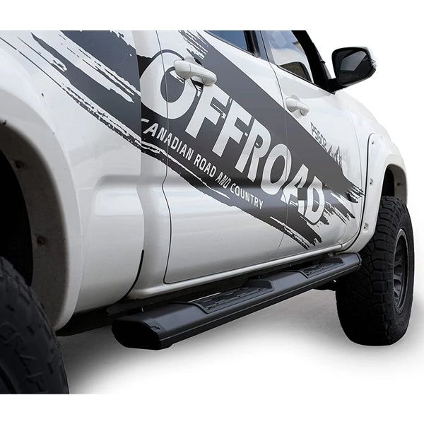 U-GUARD 5&quot; Matte Black Powder-Coated Aluminum Running Boards | SX-1433 | for Chevy Silverado 1500 Double Cab 19-23/ Silverado 2500/3500 Double Cab 20-23 (Incl. Diesel models with DEF tank)