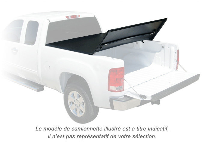 TonnoPro, TonnoFold 42-104, tri-fold, souple/Silverado &amp; Sierra/1500 &amp; 2500HD, Standard bed, 2007-2013