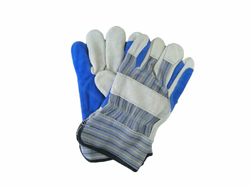 Side Split Leather Glove,  Double Palm Glove , Safety Cuff, Sold By The Dozen