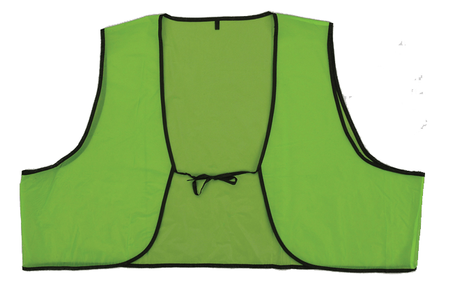 Hi Viz Economy Safety Traffic Vest, Available In Orange And Lime, Non ANSI, Sold 10 In A Pack