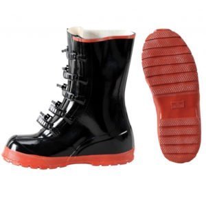 5 Buckle Over the Shoe 14" Rubber Winter Rain Boot