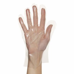 1 Mil Clear Disposable Polyethylene Glove, Case Of 10,000