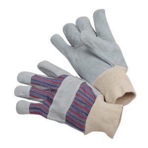 Leather Palm Glove, B Grade, Gunn Cut, Case Of 10 Dozen