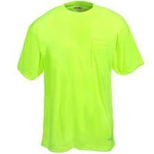 Hi Viz Non ANSI Short Sleeve T-Shirt in Orange and Lime, Size: Small, Color: Hi Viz Lime