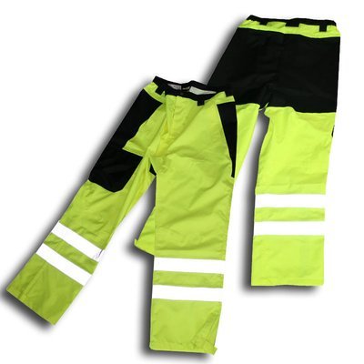 ANSI Class E Waterproof Rain Pant With Black Accents