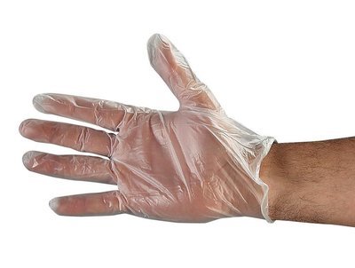 4.5 Mil Powder Free Disposable Vinyl Gloves , Case Of 1000