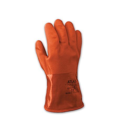 Atlas Double Dipped, 12 Inch  Winter Lined PVC Glove, Sold By The Dozen