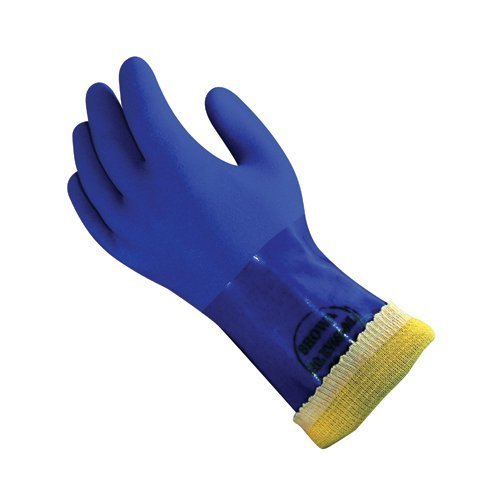 Atlas Triple Dipped, 12 Inch Fully Coated  PVC Glove, Kevlar Liner, Sold By The Dozen