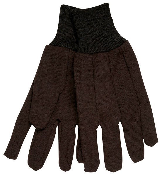 8 Oz Brown Jersey Work Glove, Sold By The Dozen