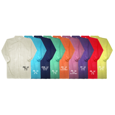 Polypropylene Disposable Lab Coats,44 Inch Long, No Pockets, With Velcro® Closures, Case Of 50 Pieces Polypropylene Disposable Lab Coats,44 Inch Long, No Pockets, With Velcro® Closures, Case Of 50 Pieces
