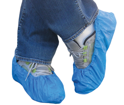 Polyethylene Disposable Blue Shoe Covers , Case Of 1000 Pieces Polyethylene Disposable Blue Shoe Covers , Case Of 1000 Pieces