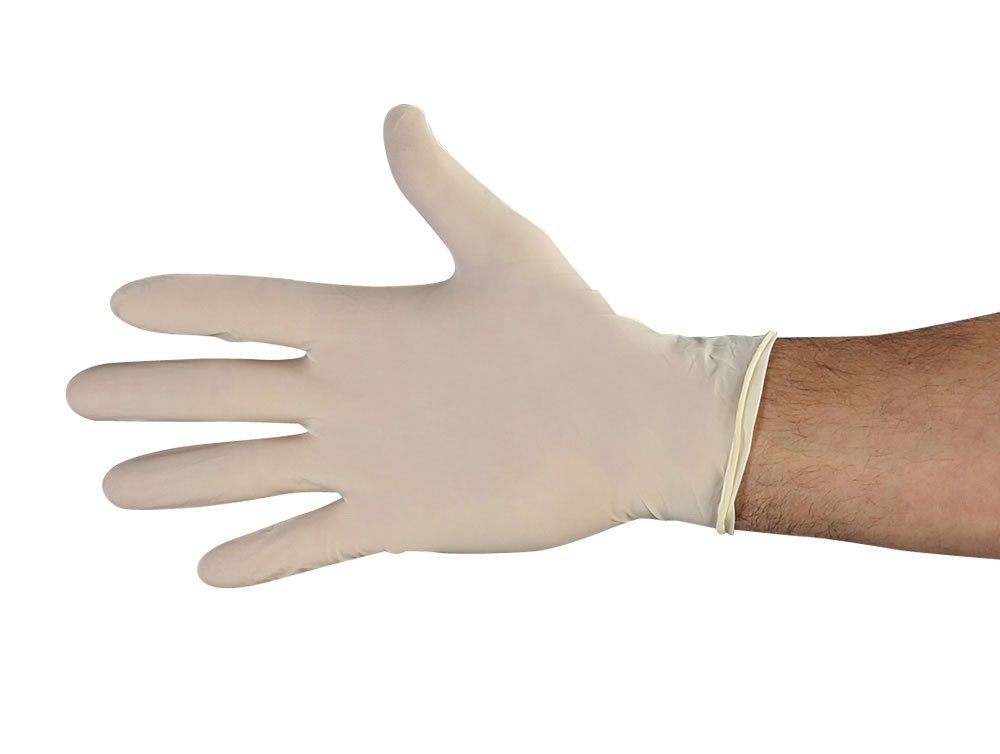 4.5 Mil Powder Free, Textured Disposable Latex Gloves , Case Of 1000 4.5 Mil Powder Free, Textured Disposable Latex Gloves , Case Of 1000