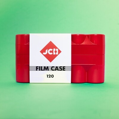 JCH 120 Film Hard Case RED [Holds 5 Rolls]