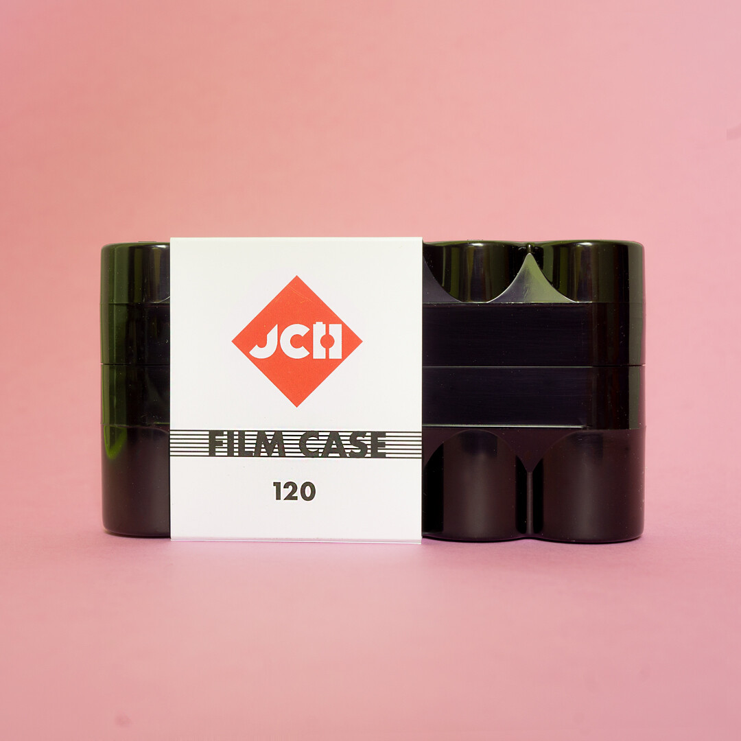 JCH 120 Film Hard Case BLACK [Holds 5 Rolls]