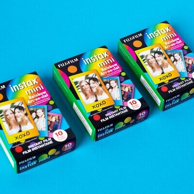 CLEARANCE Expired Instax Mini Rainbow Instant Film [10 EXPOSURES]