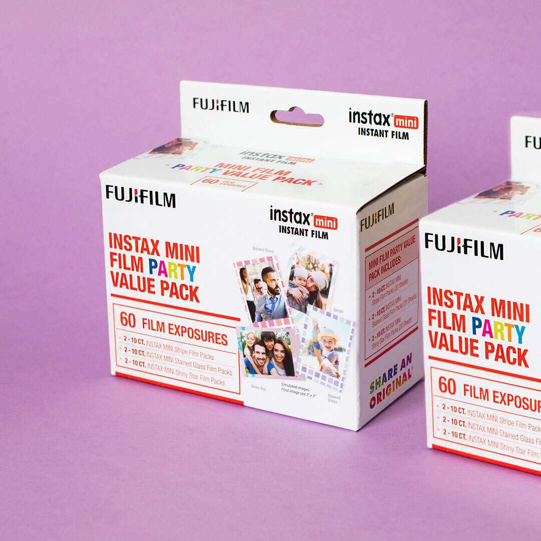 Instax Mini Film Party Value Pack [60 Exposures]