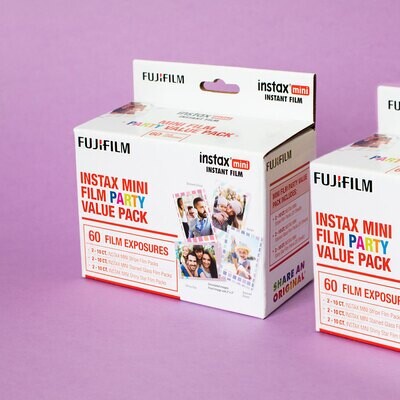 Instax Mini Film Party Value Pack [60 Exposures]