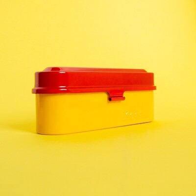 Kodak Steel 35mm Film Case [Red Lid/Yellow Body]